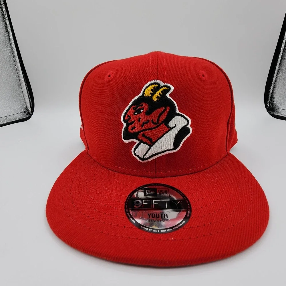 Diablos‎ Rojos del Mexico Hat Youth Kids Snapback New Era 9Fifty Red Devils NEW